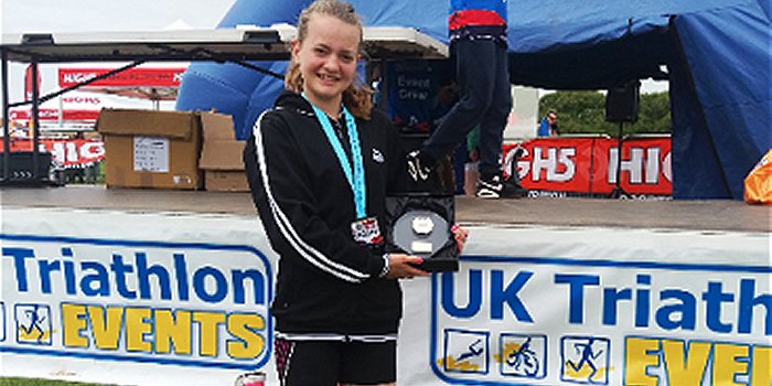 Multi Sports Success for Hythe Aqua Swimming Club Competitive Swimmers Emily Chambers Success at South Coast Triathlon 